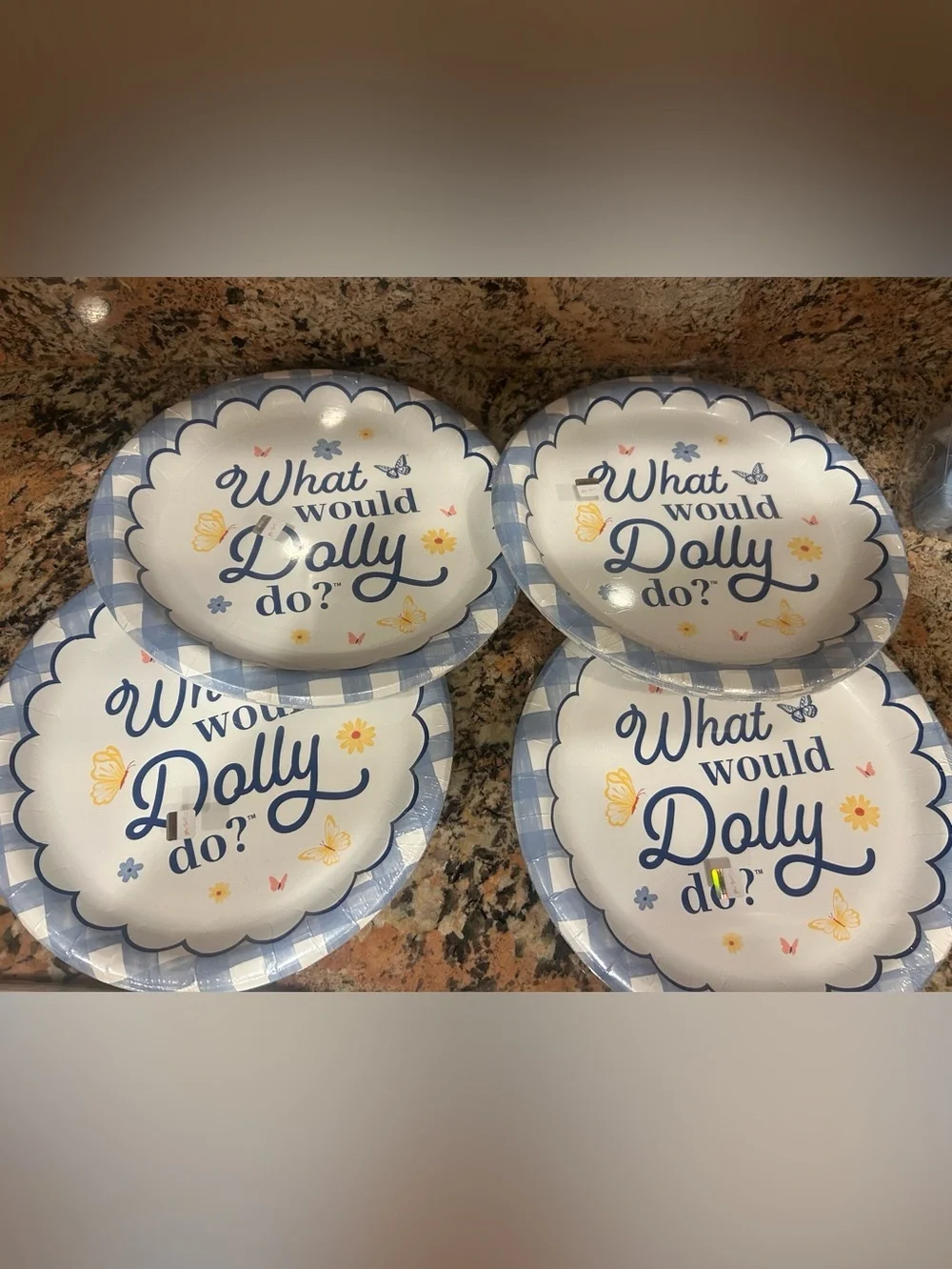 Dolly Parton Deluxe Party/Picnic Package. What Would Dolly Do, New In Package.
